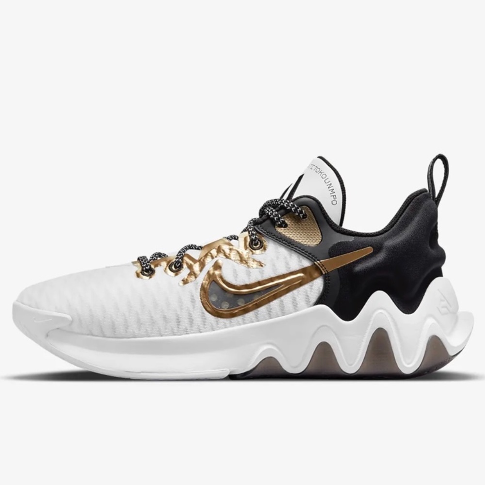 Nike Men's Giannis Immortality White/Metallic Gold-Black